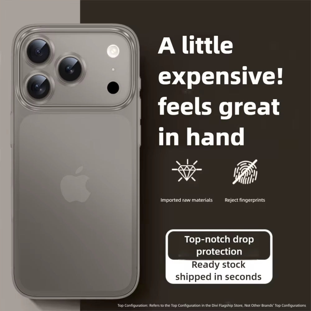 Matte Case for Iphone 17 Pro Max Hard PC Case for Iphone 17 Air Anti-Drop Ultra Thin Cover Anti-Fingerprint for Iphone 17