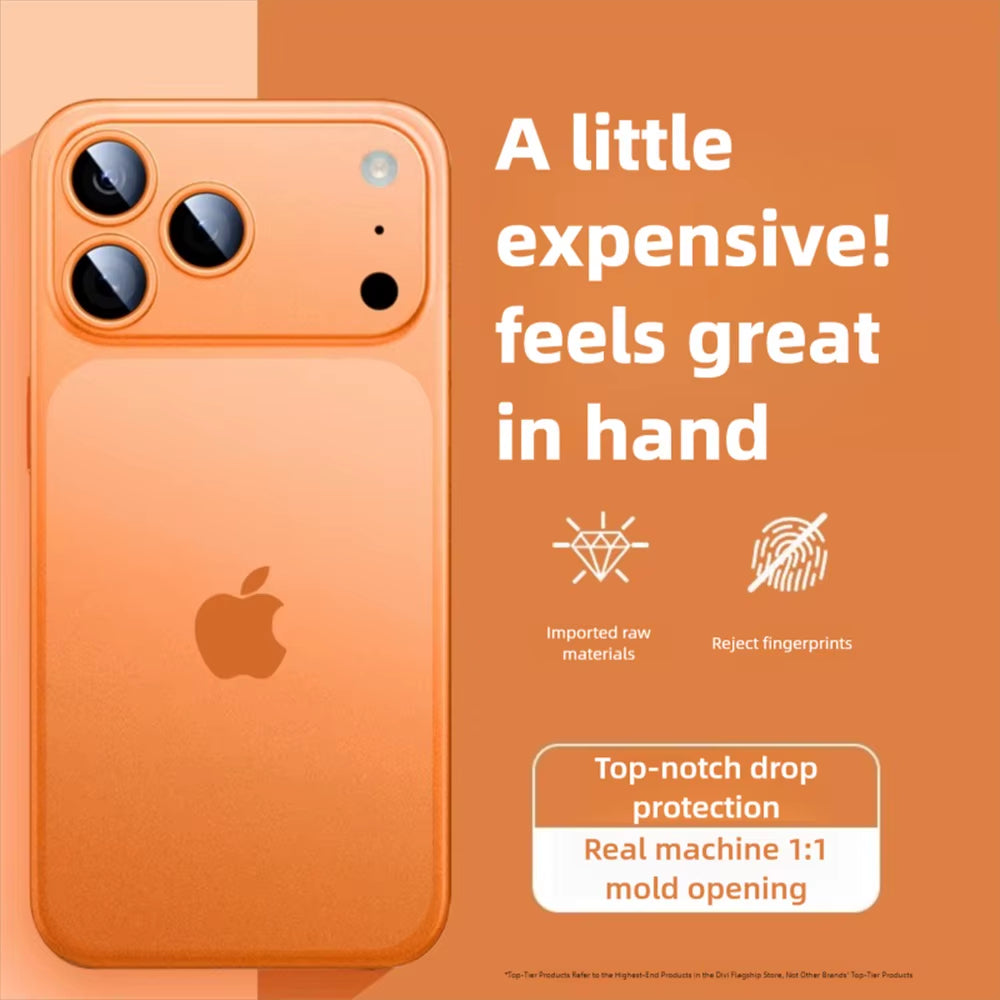 Matte Case for Iphone 17 Pro Max Hard PC Case for Iphone 17 Air Anti-Drop Ultra Thin Cover Anti-Fingerprint for Iphone 17