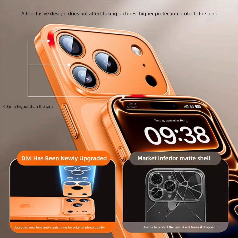 Matte Case for Iphone 17 Pro Max Hard PC Case for Iphone 17 Air Anti-Drop Ultra Thin Cover Anti-Fingerprint for Iphone 17