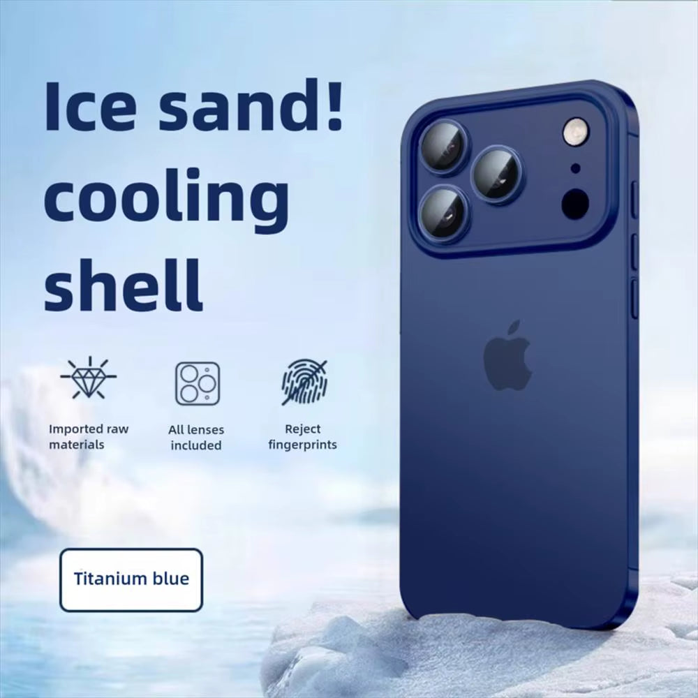 Matte Case for Iphone 17 Pro Max Hard PC Case for Iphone 17 Air Anti-Drop Ultra Thin Cover Anti-Fingerprint for Iphone 17