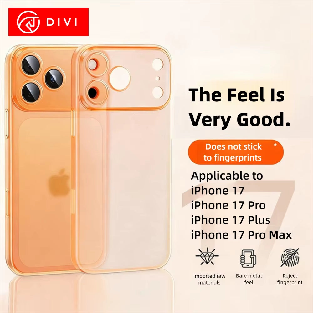 Matte Case for Iphone 17 Pro Max Hard PC Case for Iphone 17 Air Anti-Drop Ultra Thin Cover Anti-Fingerprint for Iphone 17